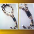 Burnt Caramel - Necklace - beadwork