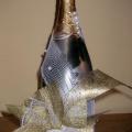 Decorated bottle of champagne - Decorated bottles - making