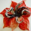 Erythema - Brooches - felting