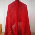 Bright red party - Wraps & cloaks - knitwork