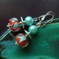 No. 385 - Earrings - beadwork