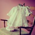 Crocheted dress - Baptism clothes - needlework