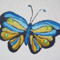 Auksasparnis moth - Acrylic painting - drawing