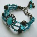 Turquoise - Bracelets - beadwork