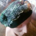 Green beret - Hats - felting