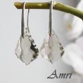 Smoky earrings - Earrings - beadwork