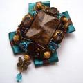 Facing the autumn - Brooches - beadwork