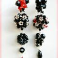 FLAMENCO - Earrings - beadwork