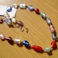 Murano glass spit - Necklace - beadwork