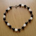 Agate and jade - Necklace - beadwork