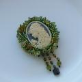 Brooch " Laura " - Brooches - beadwork