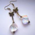 Butterflies - Earrings - beadwork