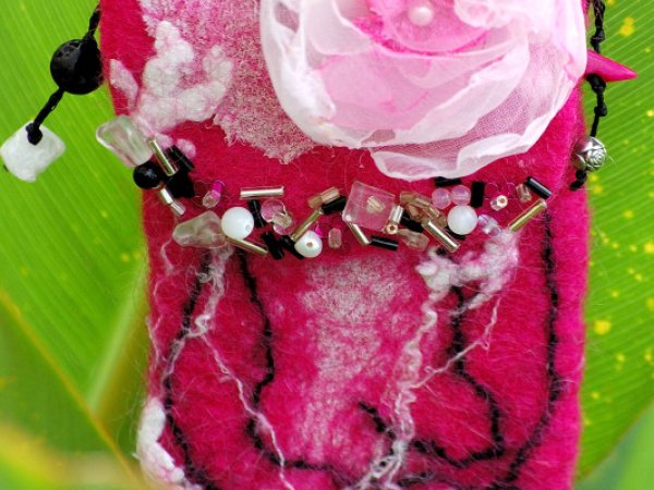 Fuchsia-colored tray - Accessories