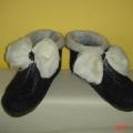 Carbons with ribbons - Shoes & slippers - felting