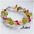 Autumn Fruits - Bracelets - beadwork