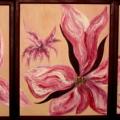 Mystical ..... Trilogy. - Oil painting - drawing