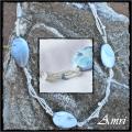 Sea waves - Necklace - beadwork