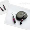 Violet dream - Earrings - beadwork