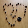 Onyx and labradorite - Necklace - beadwork