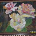 roses - Oil painting - drawing