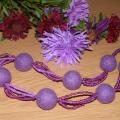 Violet - Necklaces - felting