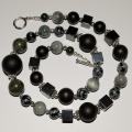 Beads " Black Magic " - Necklace - beadwork