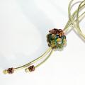 Beads " Fall apple " - Necklace - beadwork