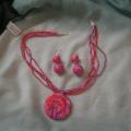 " Pink debeselis " - Kits - beadwork