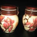 Cans " Flowering " - Decoupage - making