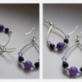 underwires. - Earrings - beadwork
