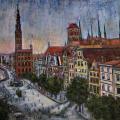 Gdansk from the series " Cities " - Pictures - drawing