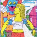 Puss acquaintance with Rama - Pictures - drawing