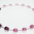 Beads " Purple dance " - Necklace - beadwork