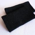 Black - Wristlets - knitwork