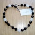 Onyx and jade - Necklace - beadwork