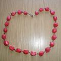 Howlite and crystals - Necklace - beadwork