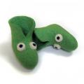 Felt boots " Froggy " - Shoes & slippers - felting