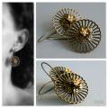 " lily Vintage " - Earrings - beadwork