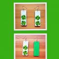 Earrings " & quot Ireland; - Decoupage - making