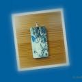 Pendants " small blue butterfly " - Decoupage - making