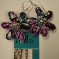 Colourful, flower earrings - Accessory - making