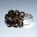 Smoky quartz ring - Rings - beadwork