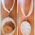 Pendants " Sea shells " - Decoupage - making