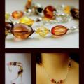 Autumn tenderness. - Necklace - beadwork