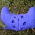 burbuluotas violet - Shoes & slippers - felting