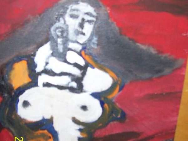 Stop - Acrylic painting