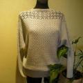 Gray sweater - Other clothing - needlework