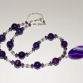 Beads " Violet " - Necklace - beadwork