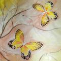 Butterflies - Batik - drawing