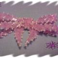 Hairpin " Pink Ribbon " - Biser - beadwork